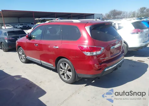 2014 Nissan Pathfinder Platinum из США, поврежденный, VIN 5N1AR2MM2EC691214